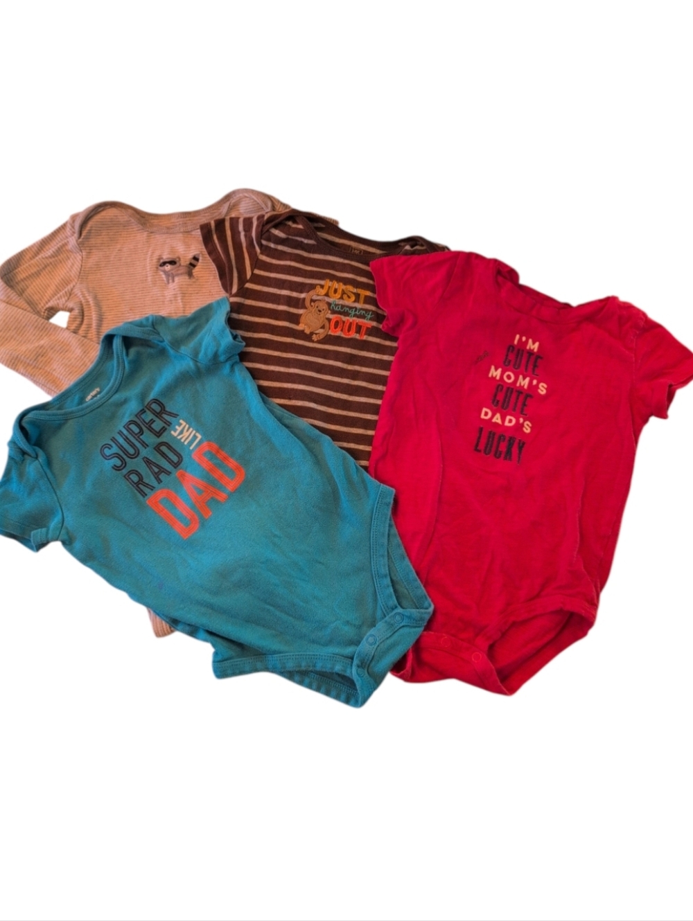Bundle Of 4 Onesies With Imperfections